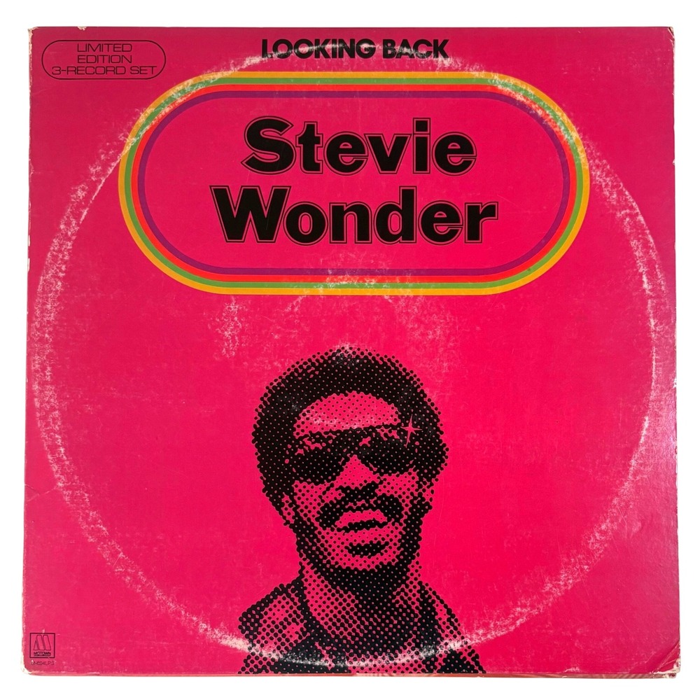 Stevie Wonder Looking Back Limited Edition 3-Record Set Motown M-804LP3 Vinyl LP